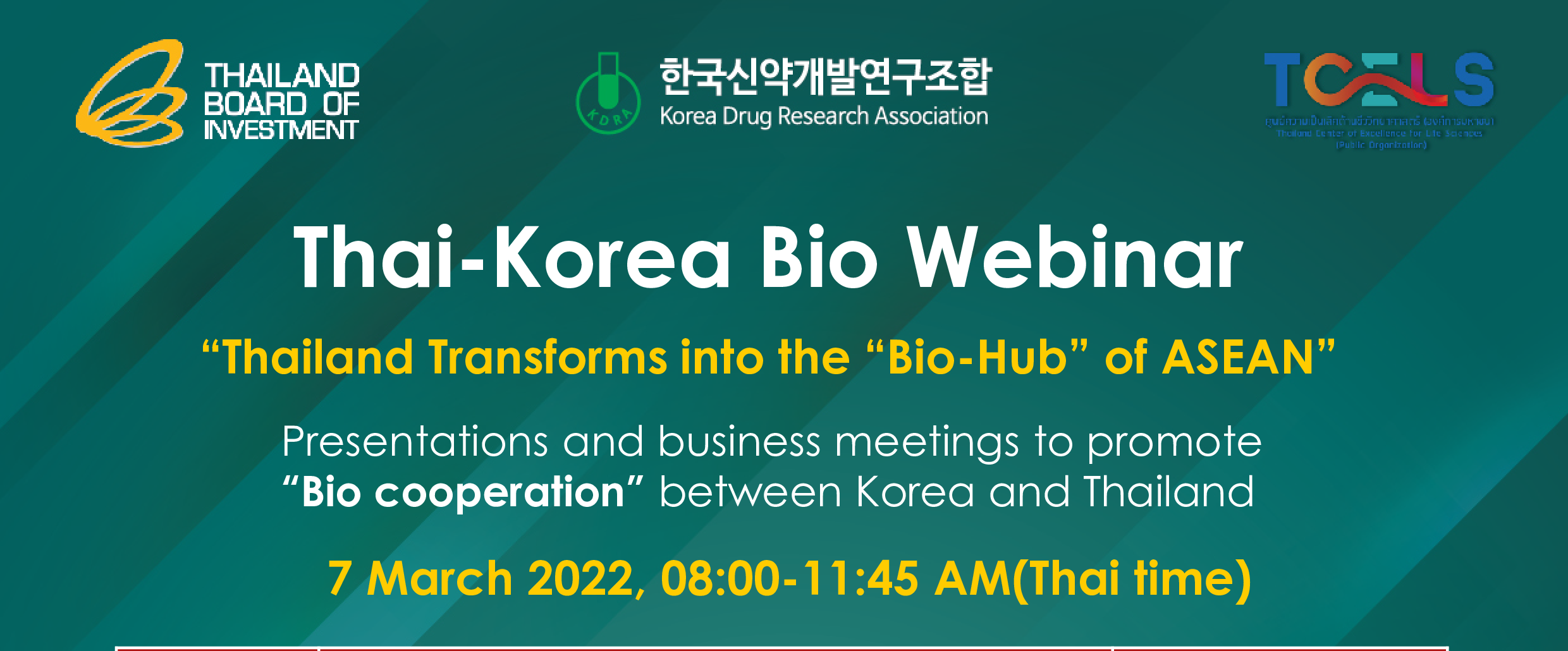 Thai-Korea Bio Webinar